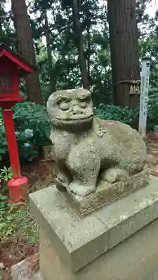 御賀八幡宮の狛犬