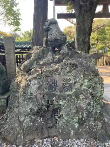 牛嶋神社の狛犬