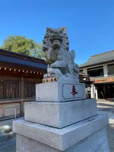 亀ケ池八幡宮の狛犬