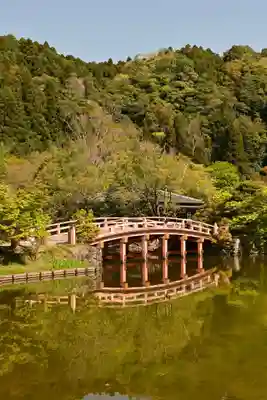 白水阿弥陀堂の庭園