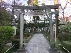 松陰神社の鳥居