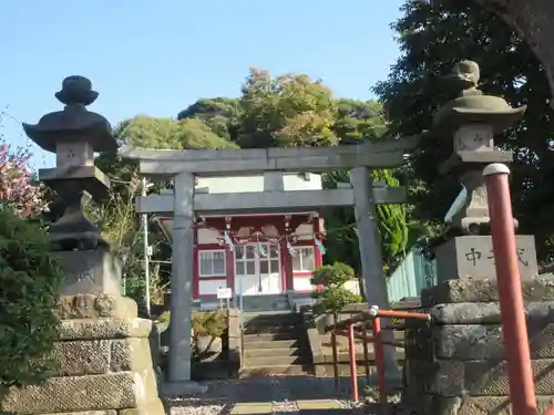 長沼八幡社の鳥居