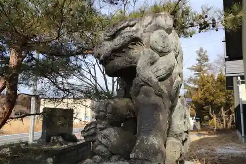 飯豊神社の狛犬