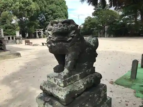 鳥栖八坂神社の狛犬