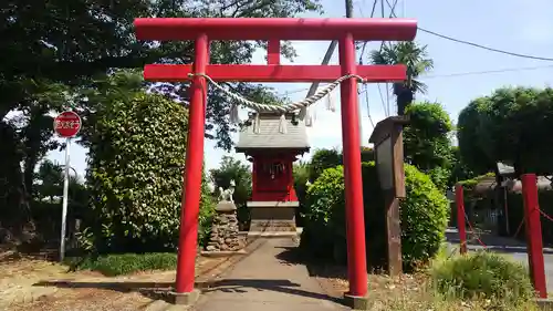 下組八幡稲荷神社の鳥居