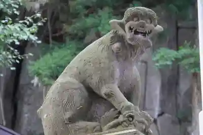 八幡神社（岩窪切岸城址）の狛犬