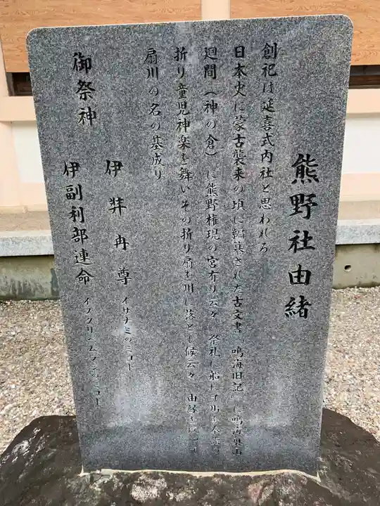 熊野社(徳重熊野社)の歴史