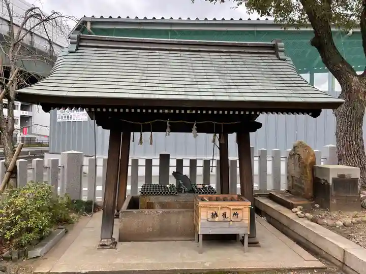 南宮宇佐八幡神社(脇浜神社)の手水舎