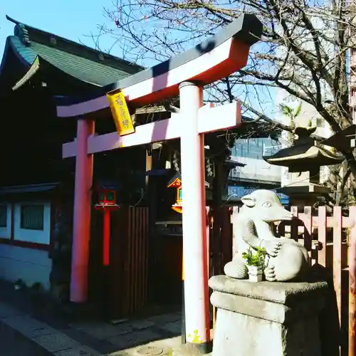 柳森神社の鳥居