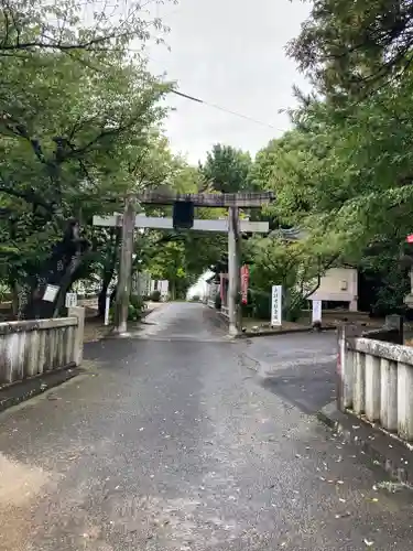 土呂八幡宮の鳥居