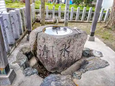 神明社(前ヶ平神明社)の手水舎