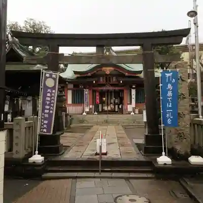 鮫州八幡神社の鳥居