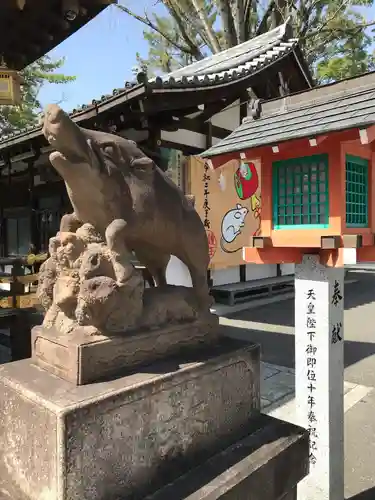 護王神社の狛犬