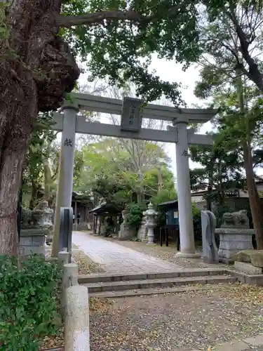 銚港神社の鳥居