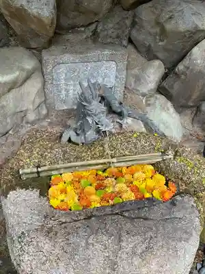 八大神社の手水舎