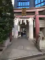 築土神社の鳥居