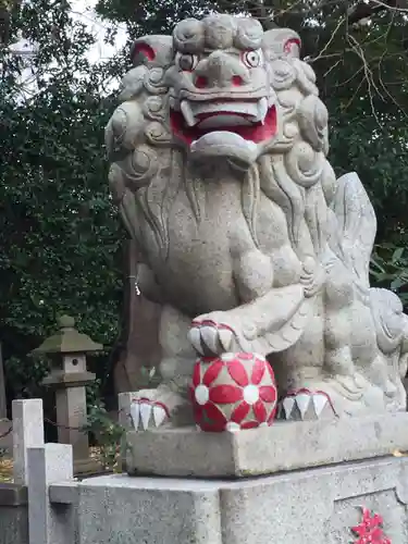 前鳥神社の狛犬