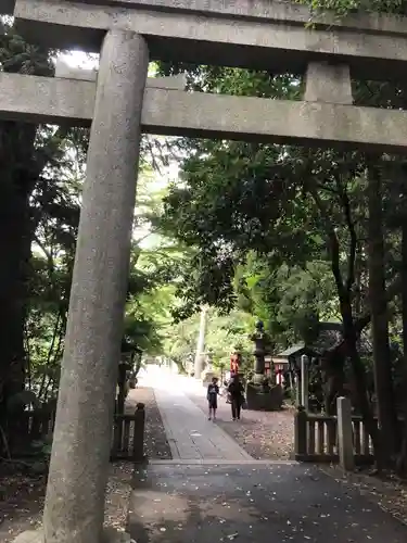 岩槻久伊豆神社の鳥居