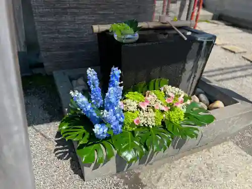 上尾御嶽神社の手水