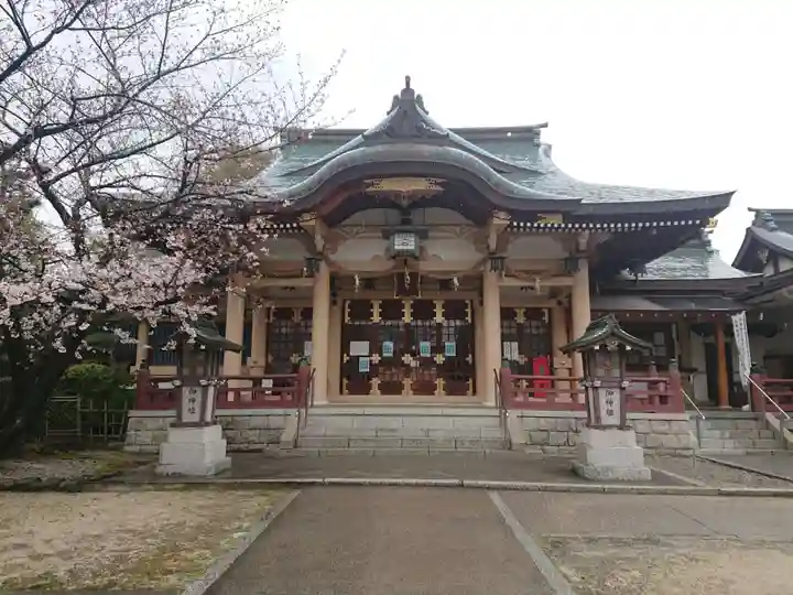 植田八幡宮の本殿・本堂