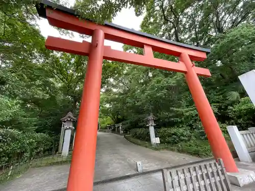 稲毛浅間神社の鳥居