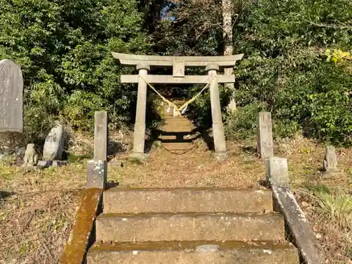 熊田坂温泉神社の鳥居