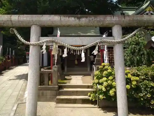 川越八幡宮の鳥居