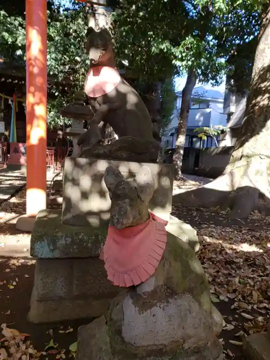 松庵稲荷神社の狛犬