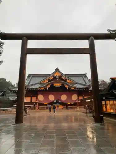靖國神社の鳥居