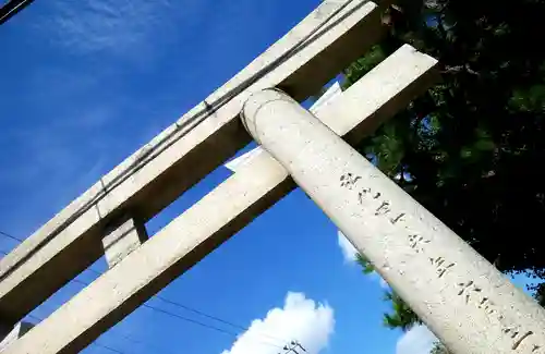 亀田八幡宮の鳥居