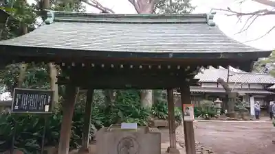 奥澤神社の手水舎
