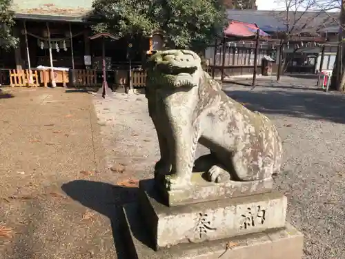 日高神社の狛犬