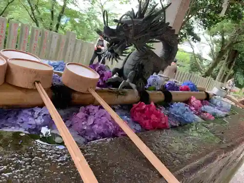 楽法寺（雨引観音）の手水舎