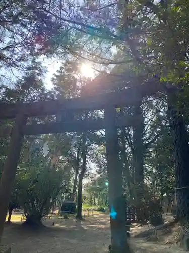 窪八幡宮の鳥居