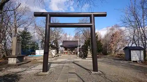 愛國神社の鳥居