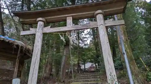 池川神社の鳥居