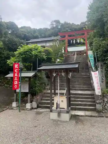 粉河産土神社（たのもしの宮）の鳥居