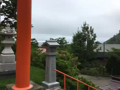 羅臼神社の景色