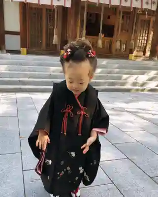 新琴似神社の七五三参