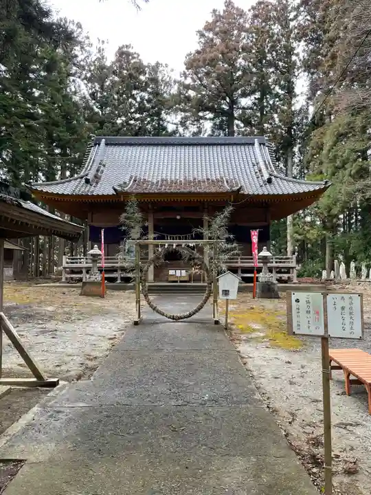 米川八幡神社の本殿・本堂