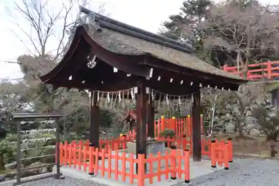建勲神社の手水舎