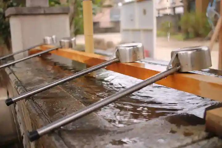 越谷香取神社の手水舎