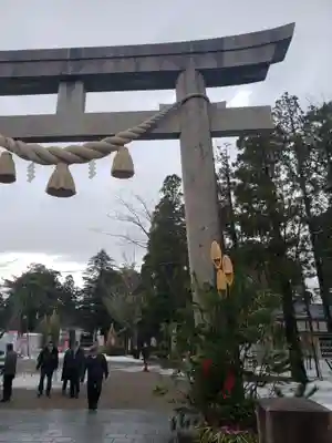 越中一宮 髙瀬神社の鳥居