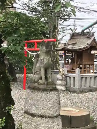 前橋神明宮の狛犬