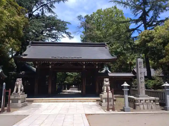 川口神社の山門・神門