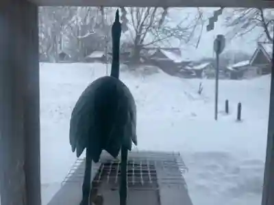 釧路一之宮 厳島神社の手水舎