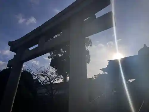 吹揚神社の鳥居