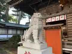 小室浅間神社の狛犬