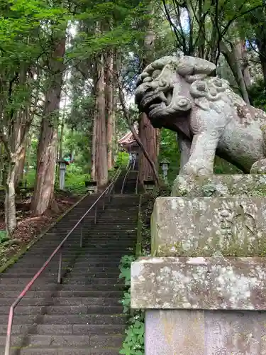 戸隠神社宝光社の狛犬