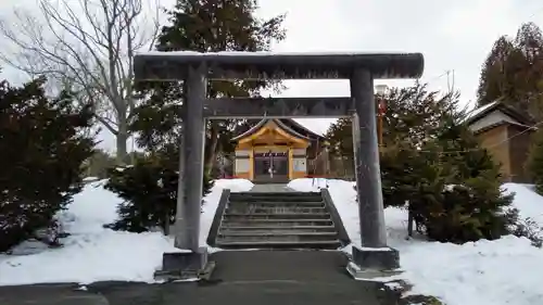 早来神社の鳥居